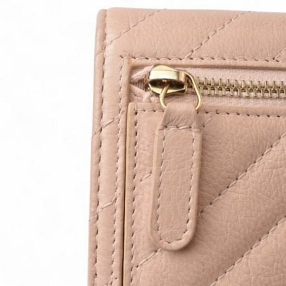 CHANEL Pink Leather Wallet - Picture 5 of 16